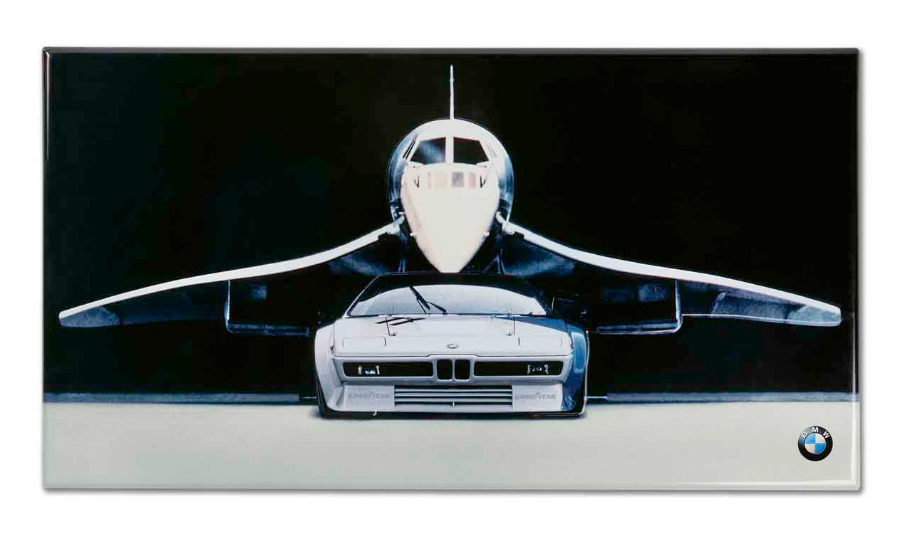 BMW Blechschild M1 mit Concorde