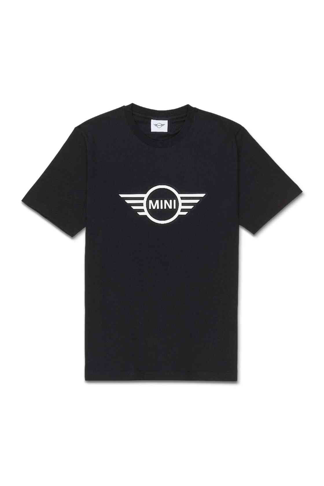 Mini Embossed Wing Logo T-Shirt for Men in Schwarz / Weiß