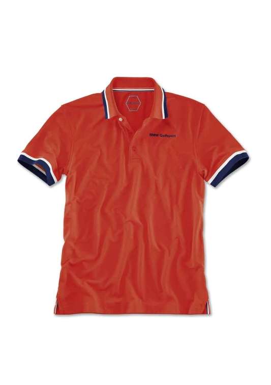 BMW Golfsport Poloshirt, Fire-Rot