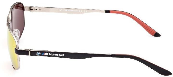 BMW M Motorsport Sonnenbrille aus Metall Palladium/Rot