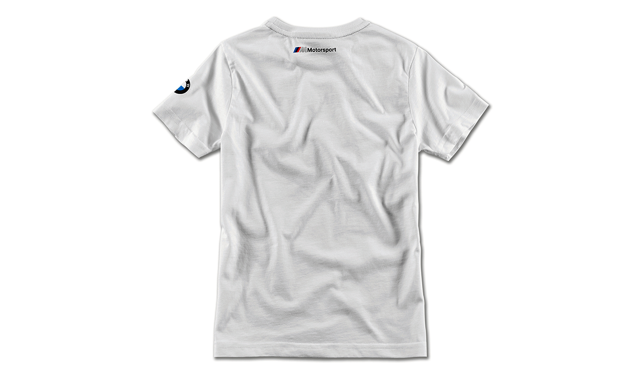 BMW M Motorsport T-Shirt weiß für Kinder