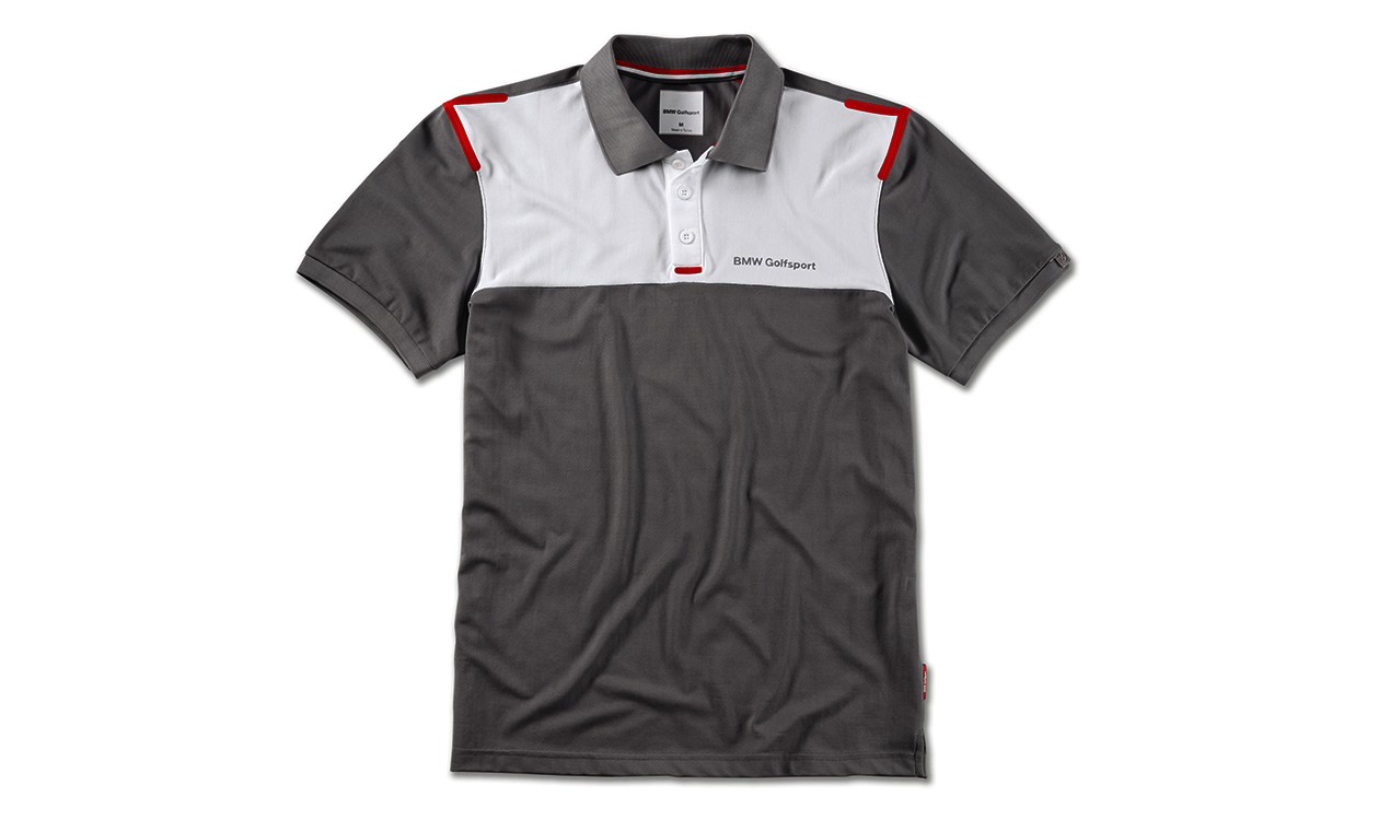 BMW Golfsport Poloshirt für Herren weiß / rot