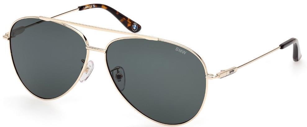 BMW Sonnenbrille Pilot Unisex Gold/Grün BMW Sonnenbrille Pilot Unisex Gold/Grün