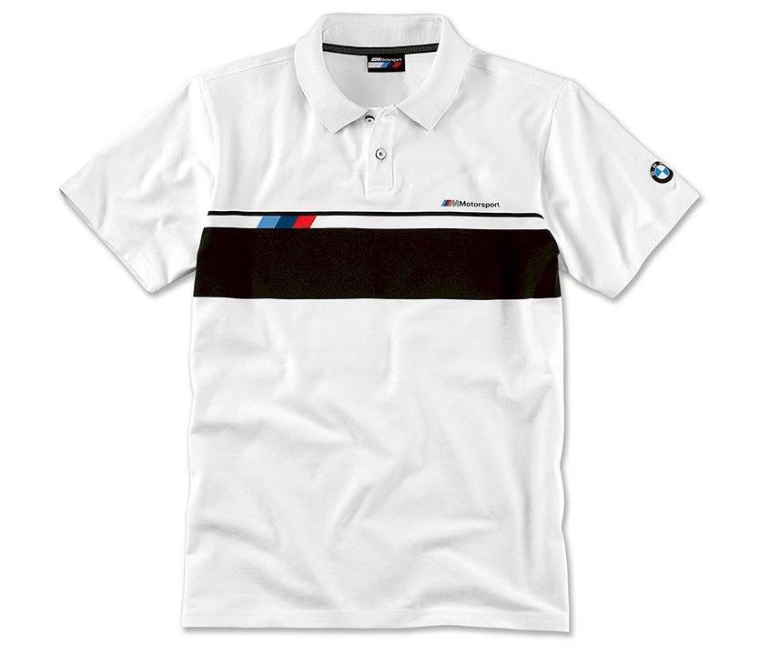 BMW M Motorsport Polo Shirt Herren weiß