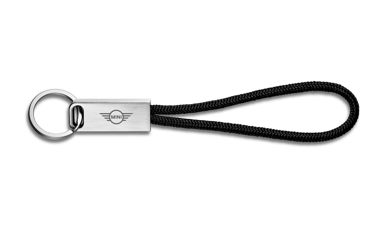MINI Schlüsselanhänger Wing Logo mit Nylonband
