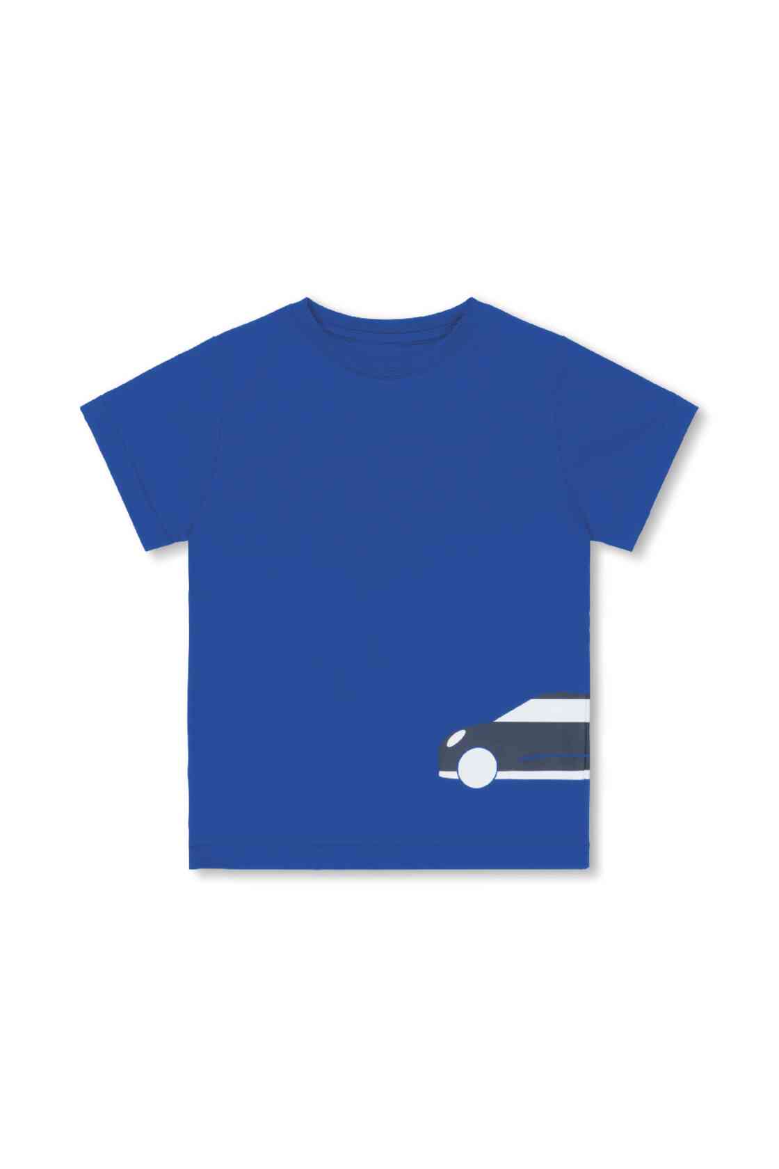 Mini Car Silhouette T-Shirt Blazing Blue / Indigo