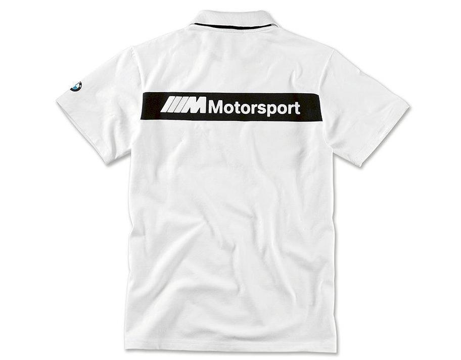 BMW M Motorsport Polo Shirt Herren weiß