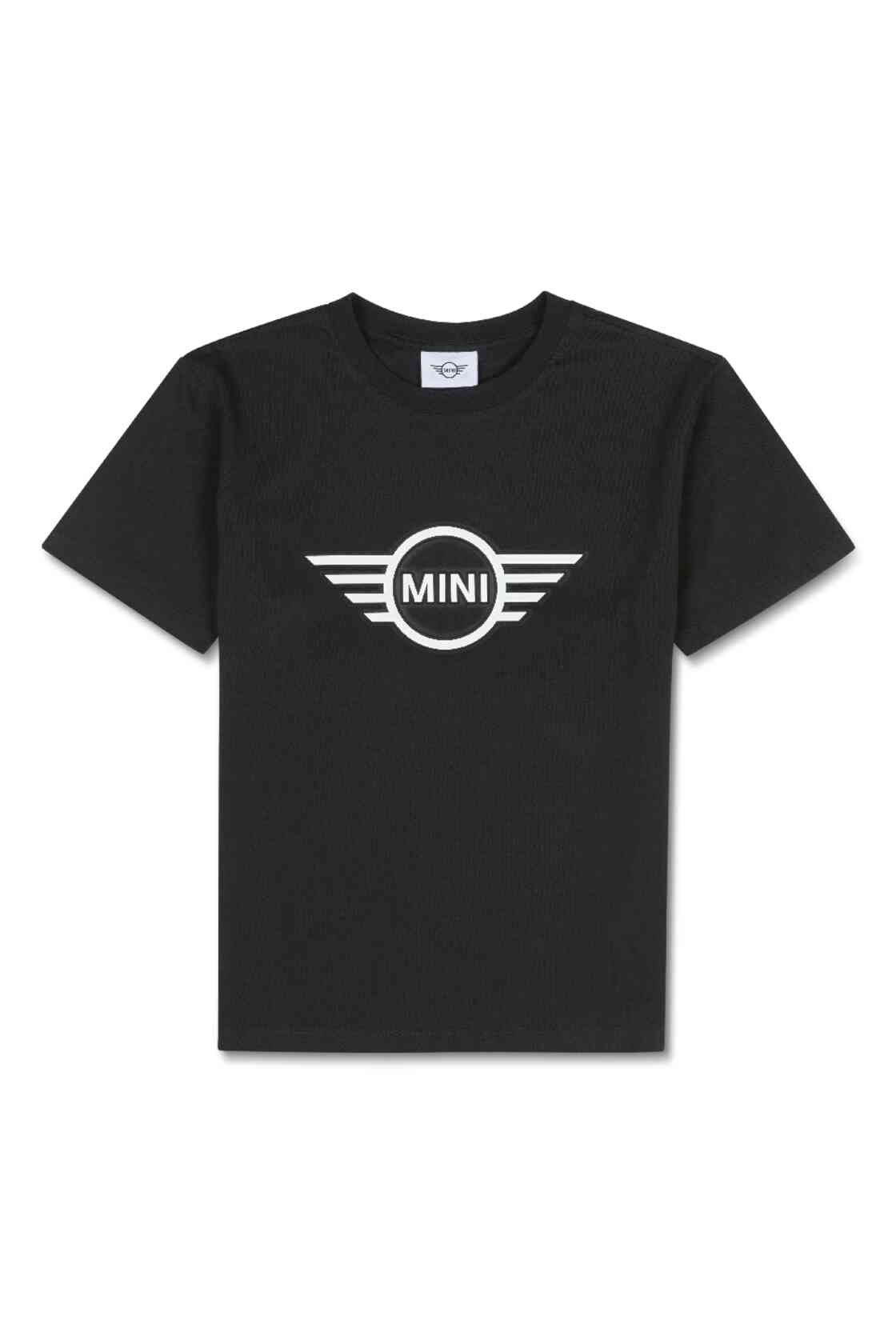 Mini Embossed Wing Logo T-Shirt for Women in Schwarz / Weiß