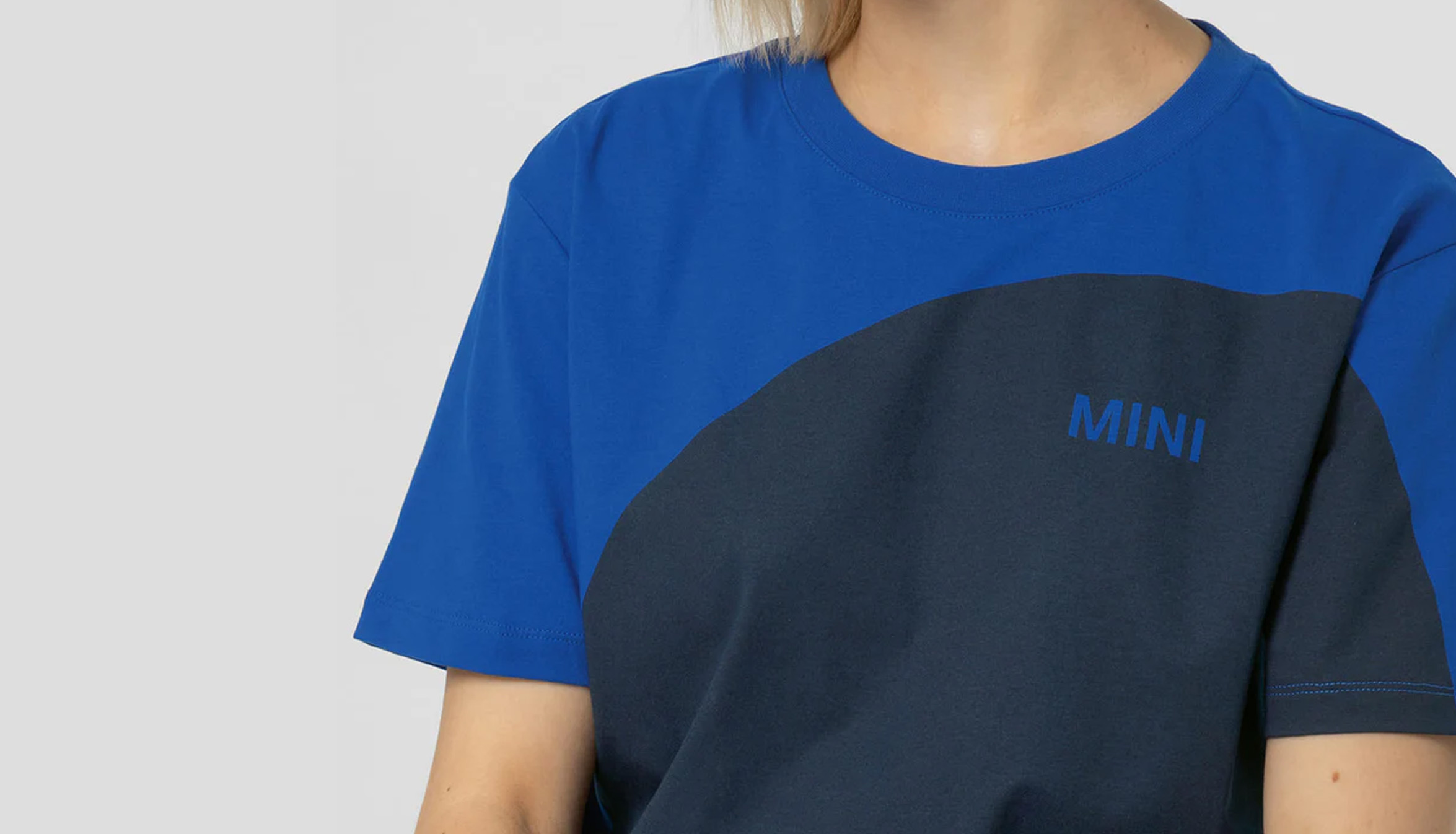 Mini Car Face T-Shirt for Women in Blazing Blue / Indigo