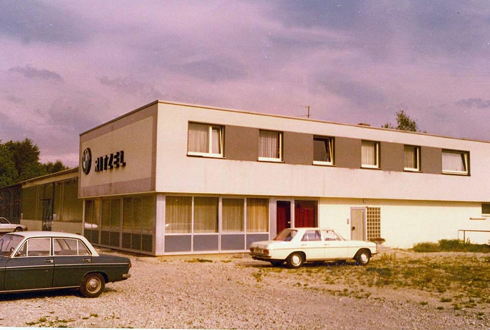 Autohaus Ritzel im Jahre 1961